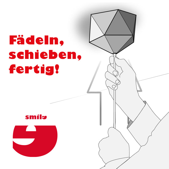 Lampenbaldachin - Chamäleon Gipsweiß