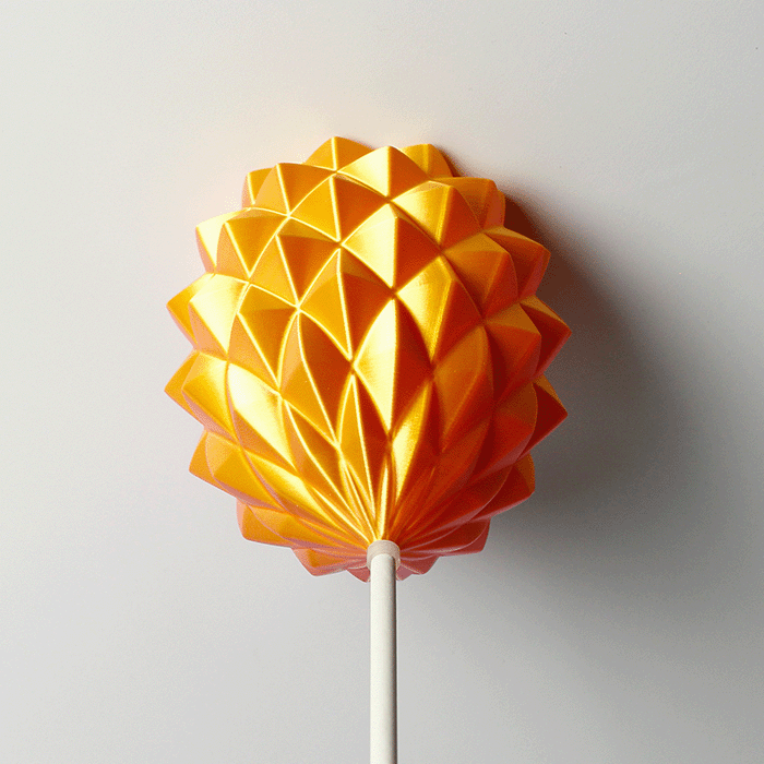 Lampenbaldachin - Ananas Duo Pink-Gelb