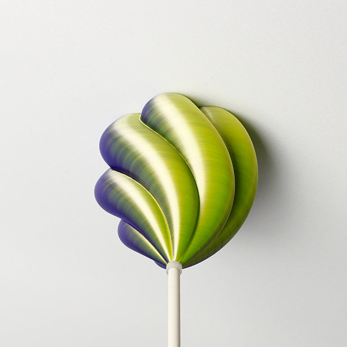 Lampenbaldachin - Tulpe Twist Duo Grün-Lila
