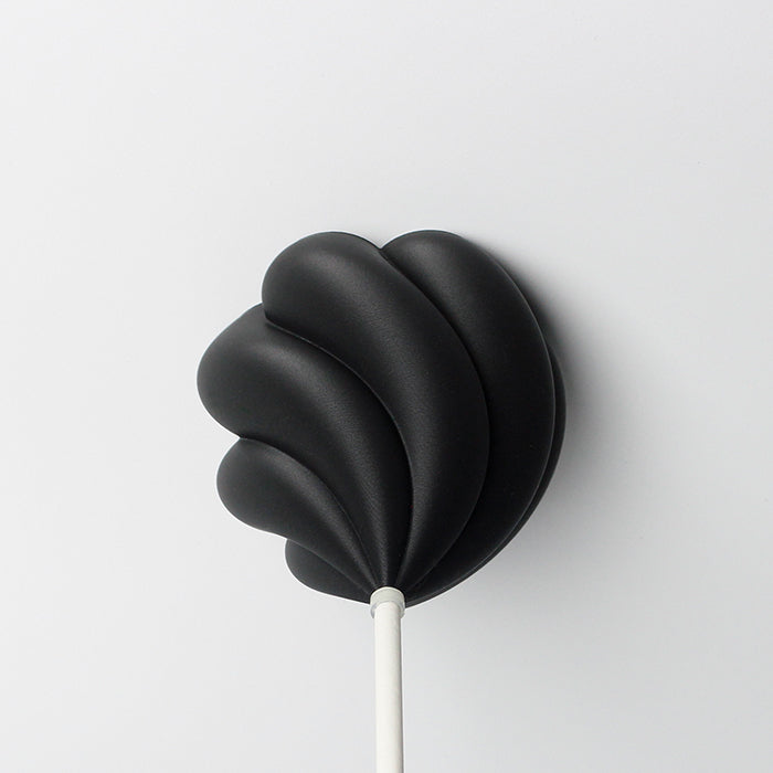 Lampenbaldachin - Tulpe Twist Mattschwarz