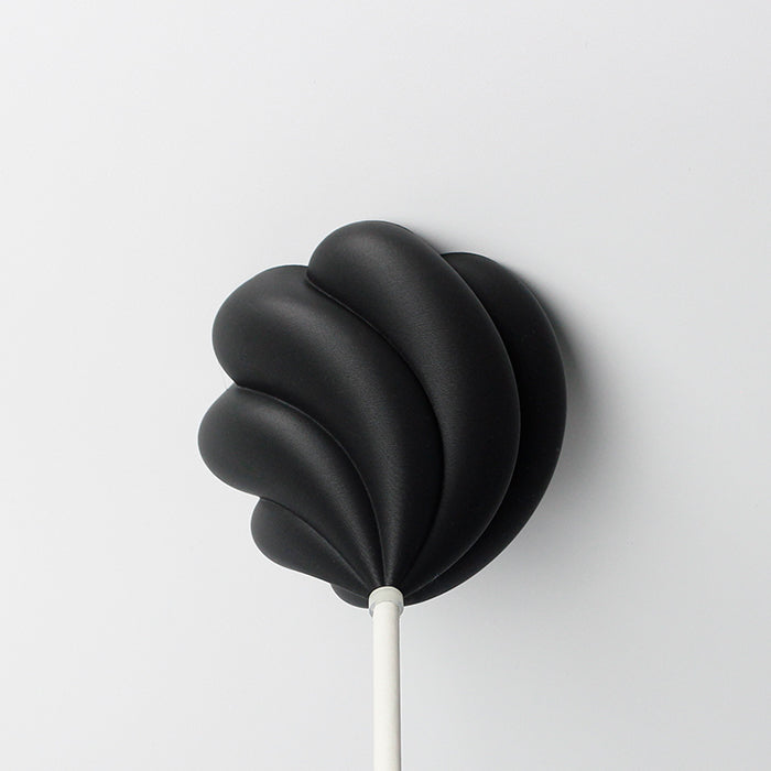 Lampenbaldachin - Tulpe Twist Mattschwarz
