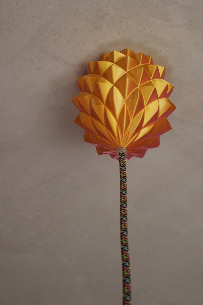 Lampenbaldachin - Ananas Duo Pink-Gelb