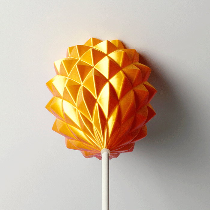 Lampenbaldachin - Ananas Duo Pink-Gelb