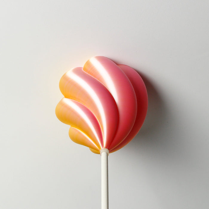 Lampenbaldachin - Tulpe Twist Duo Pink-Gelb