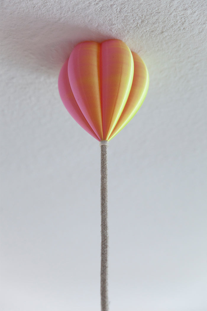 Lampenbaldachin - Tulpe Duo Pink-Gelb