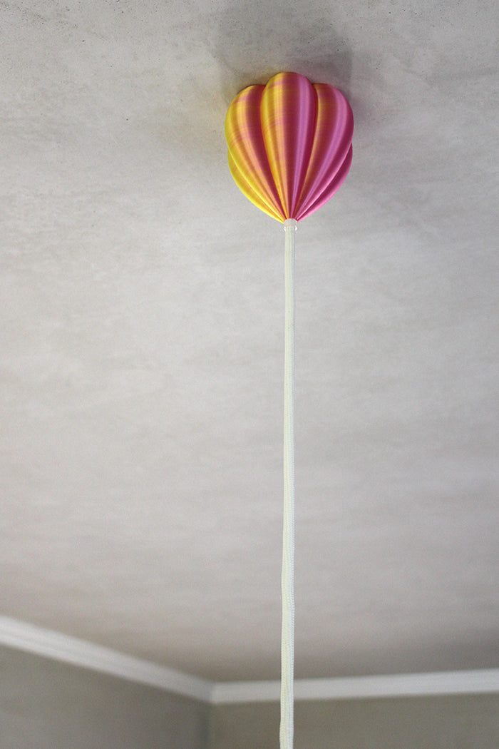 Lampenbaldachin - Tulpe Duo Pink-Gelb