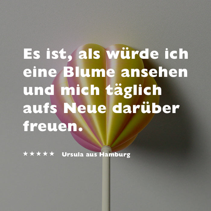 Lampenbaldachin - Tulpe Duo Pink-Gelb