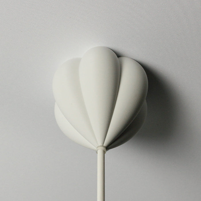 Lampenbaldachin - Tulpe Gipsweiß