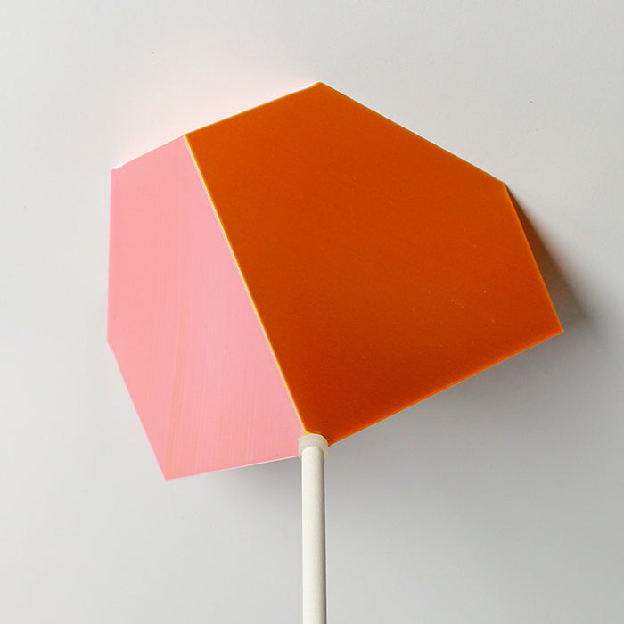 Lampenbaldachin - Würfel Nr. 1 Duo Pink-Gelb